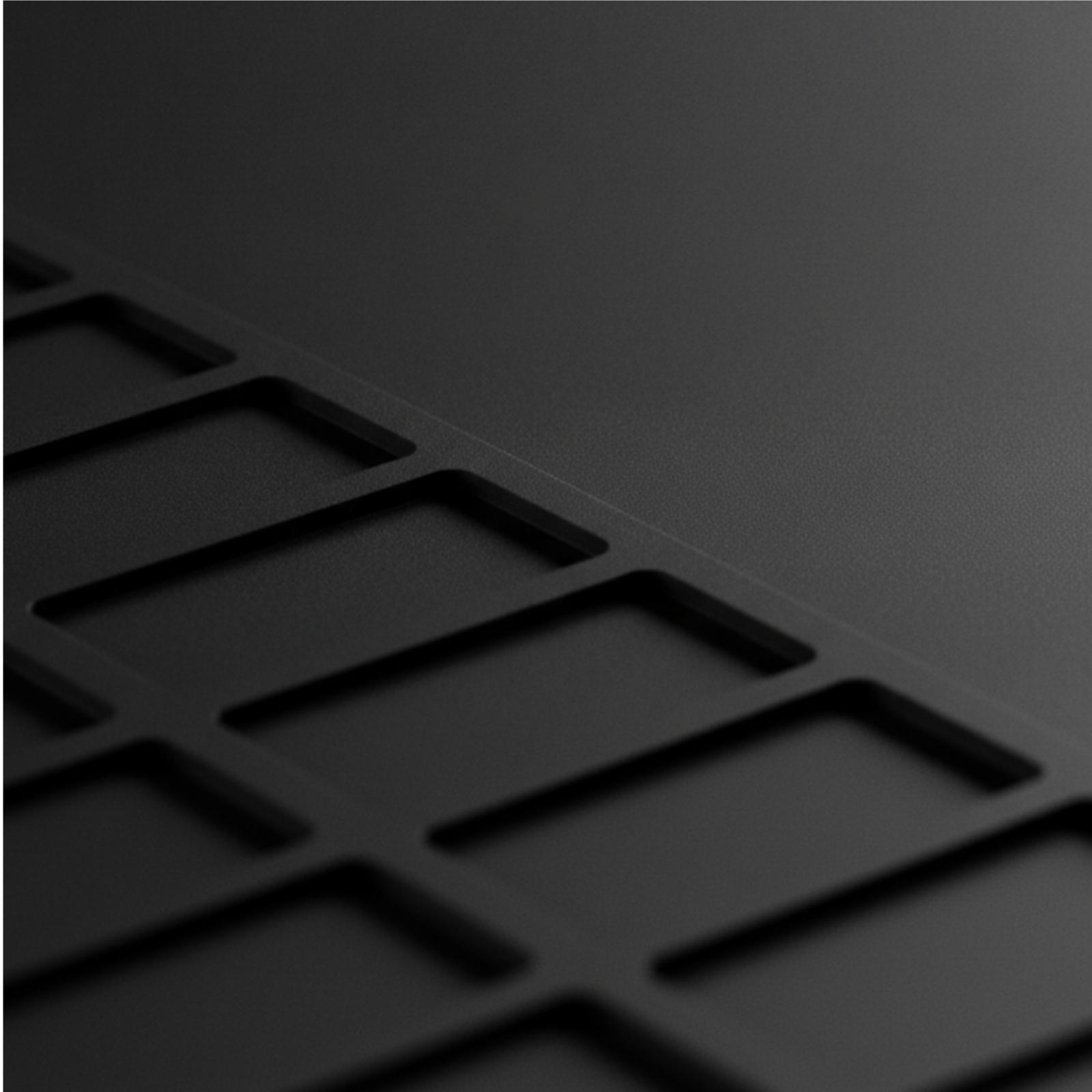 Heat Mat Silicone - 耐熱シリコンはんだ付けマット（電子機器作業台用、整理用ストリップと修理用凹み付き）