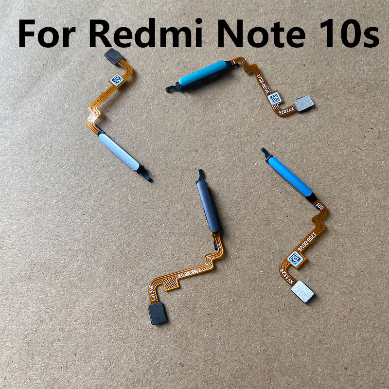 Fingerprint Cable Flex - Xiaomi Redmi Note 10s用指紋センサー,ホームボタンメニュー,IDスキャナー,リボンコネクタ,フレキシブルケーブル,新品