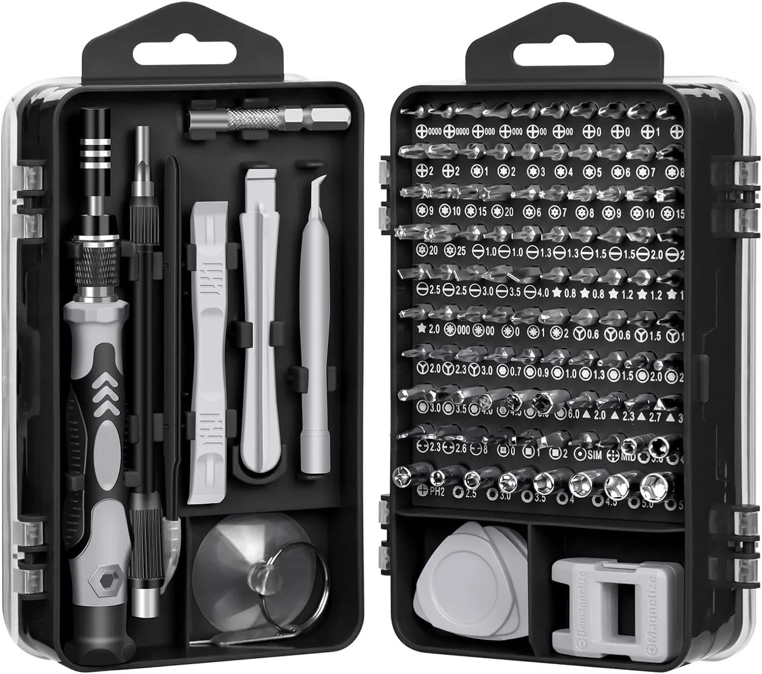Electronics Repair Game - 精密ドライバーセット 115 in 1 電子修理ハンドツール マイクロ磁気ドリルビット