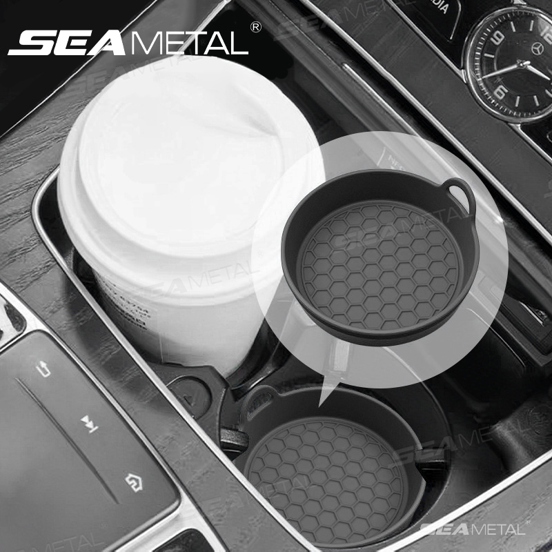 Heat Mat Silicone - SEAMETAL ノンスリップ車の水カップコースターマットシリコーン車のカップホルダーパッドインサートユニバーサル防水断熱カップクッション