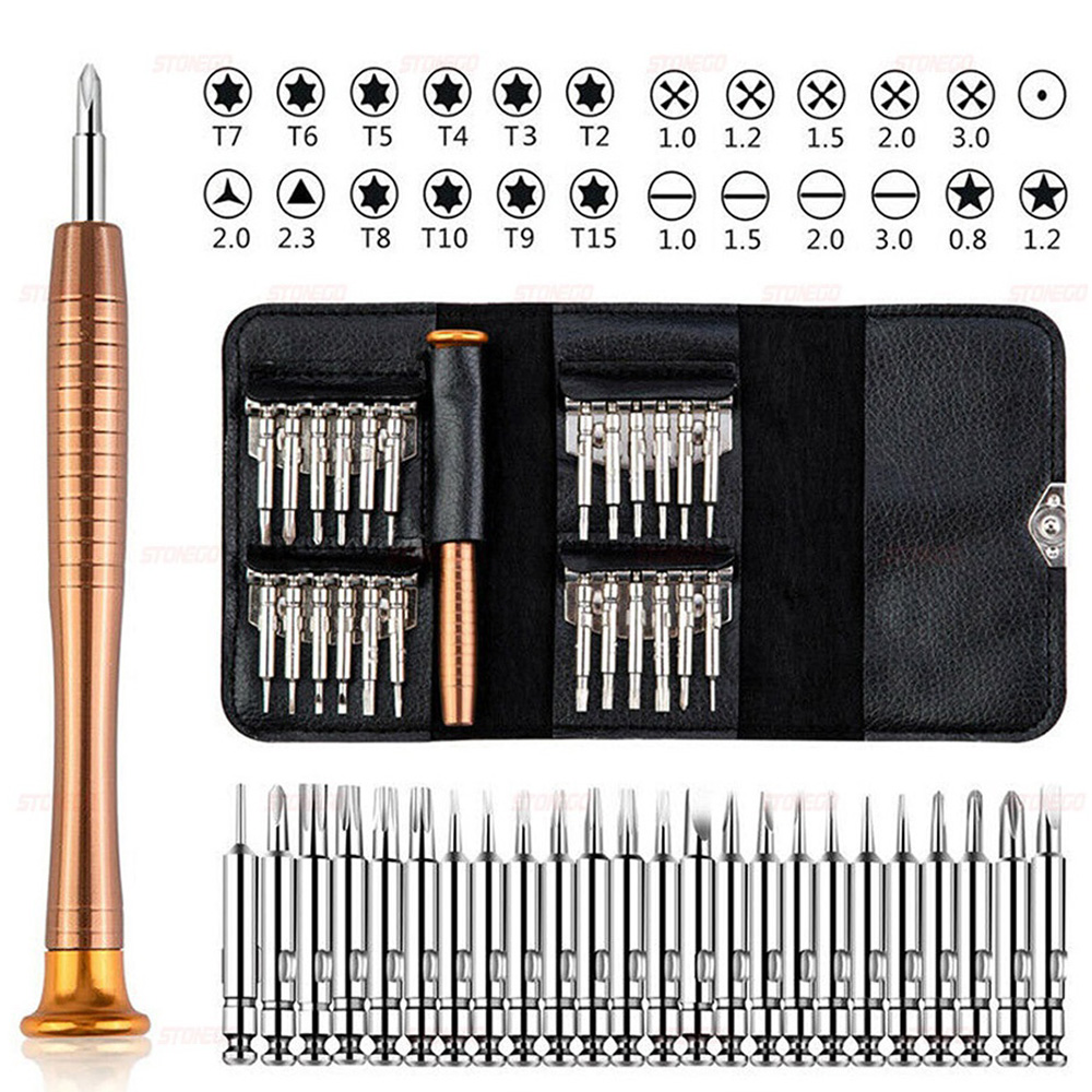 Electronics Repair Game - 25 in 1精密ドライバーセット多機能トルクスドライバービット修理ツールキット、携帯電話、タブレットPC、ラップトップ、時計、眼鏡、電子機器、カメラ、ゲーム機、DIY修理用ハードウェアハンドツール