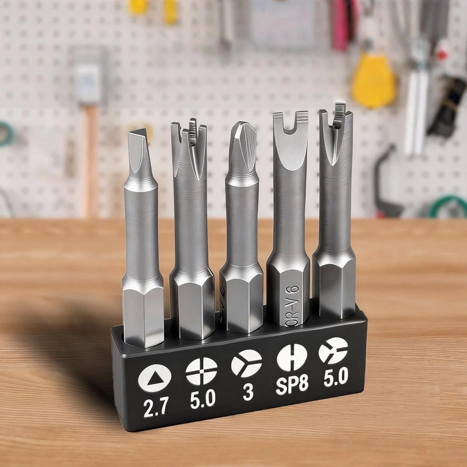 Electronics Repair Game - 5点セット手動ドライバービットセット - 電子機器、携帯電話、ゲーム機の修理用U/Y/三角/フィリップス/トライポイントビットを含む