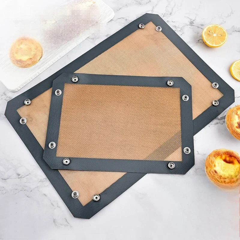 Heat Mat Silicone - 折りたたみ式シリコンBBQマット、ノンスティックオーブンマット、パンや肉用のベーキングマット、高温耐性食品グレードベーキングマット