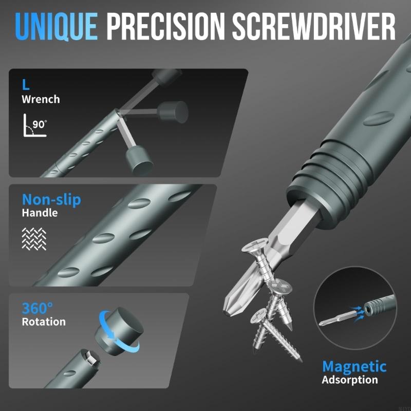 55-in-1 小型電子機器修理キット、ドライバーハンドルと - Electronics Repair Game のレビューと価格