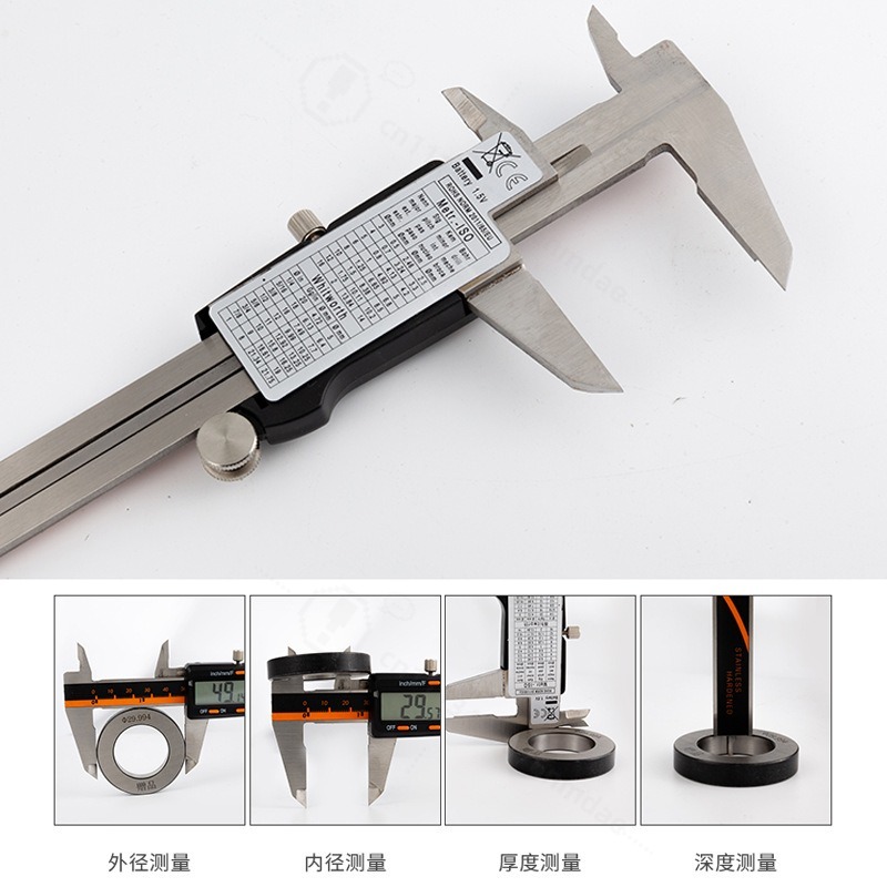 分数電子デジタルノギス高精度測定ツールガレージDIY自動車修 - Electronics Repair Garage のレビューと価格