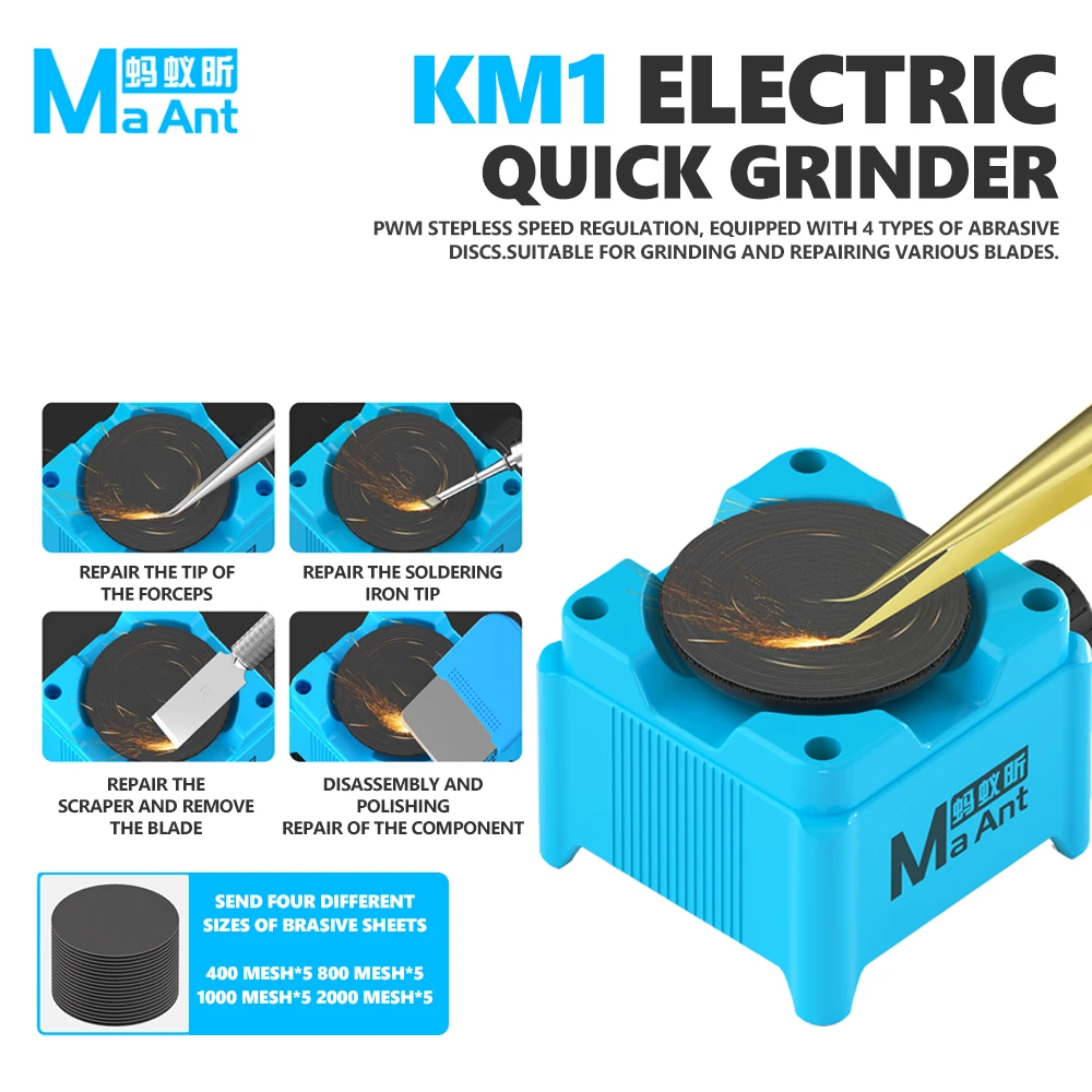 MaAnt KM1 電気グラインダー。7000～15000回 - Electronics Repair Tool のレビューと価格