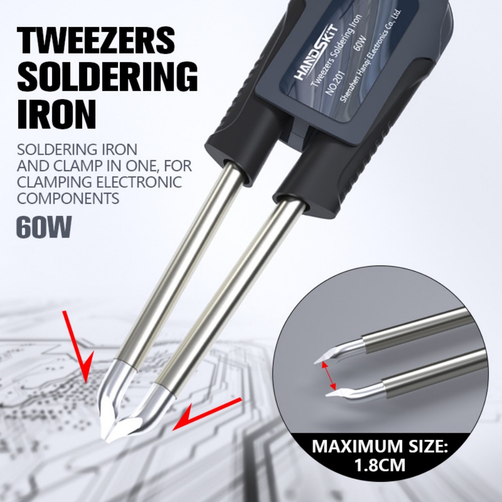 T12 はんだ付けピンセットハンドル – デュアルチャンネル - Electronics Repair Tool のレビューと価格