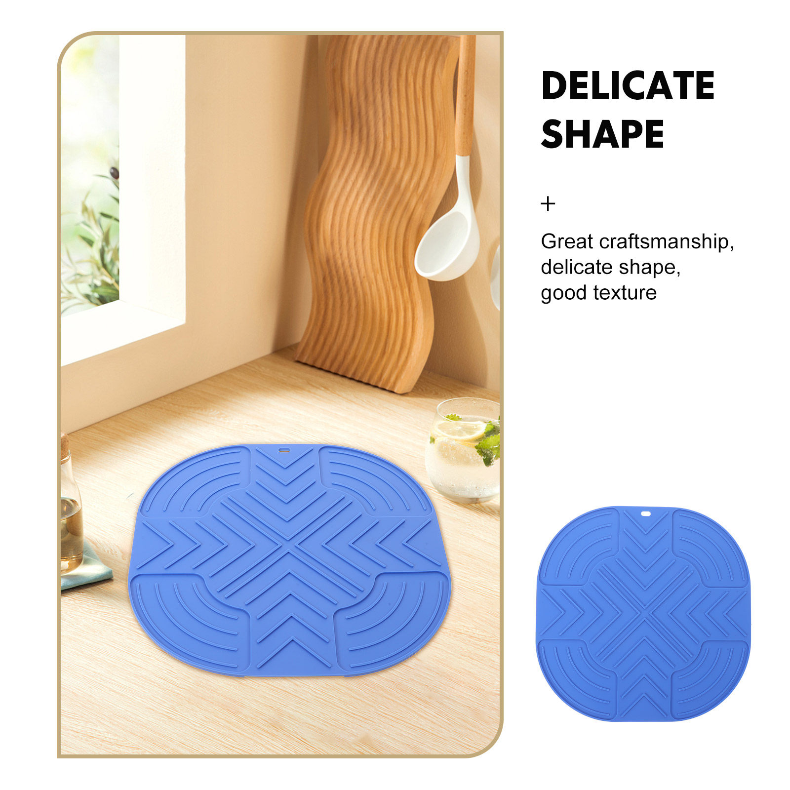 シリコン製エアフライヤー用耐熱マット。キッチンカウンター用の - Heat Mat Silicone のレビューと価格