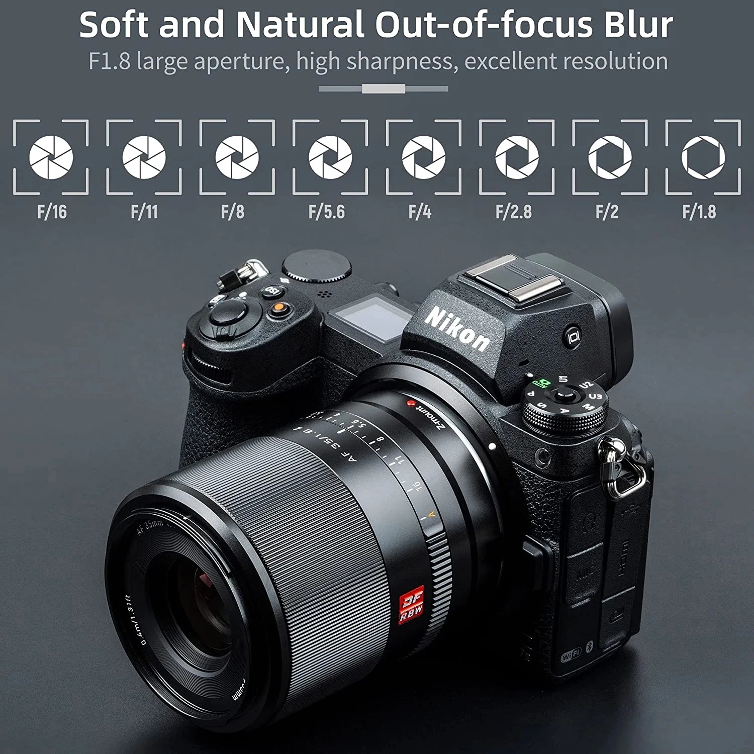 VILTROX AF 35mm F1.8 ニコンZレンズ フ - Nikon Camera Z50 のレビューと価格
