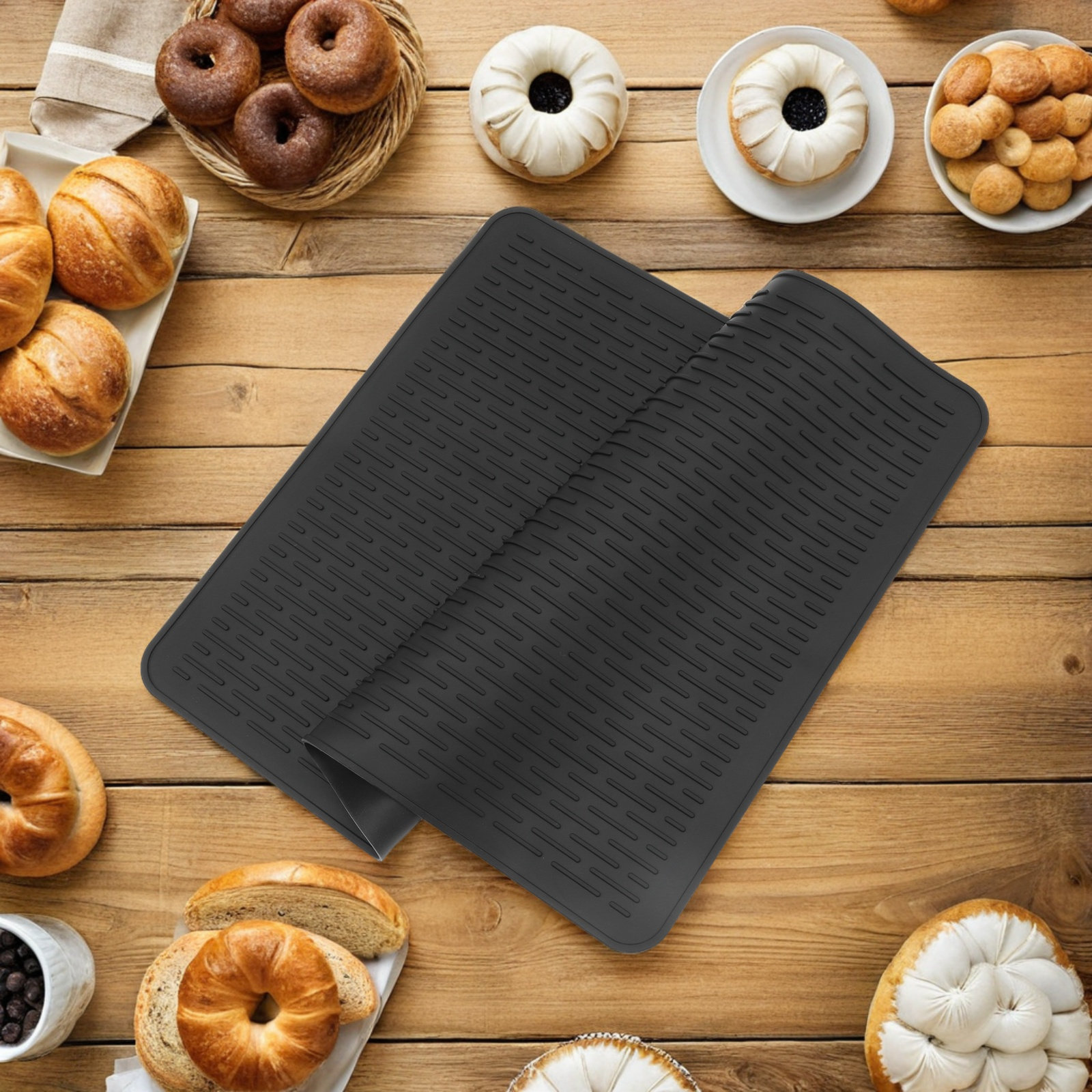シリコン製、耐熱性、平型、防水加工の電気コンロ用マット。IH - Heat Mat Silicone のレビューと価格