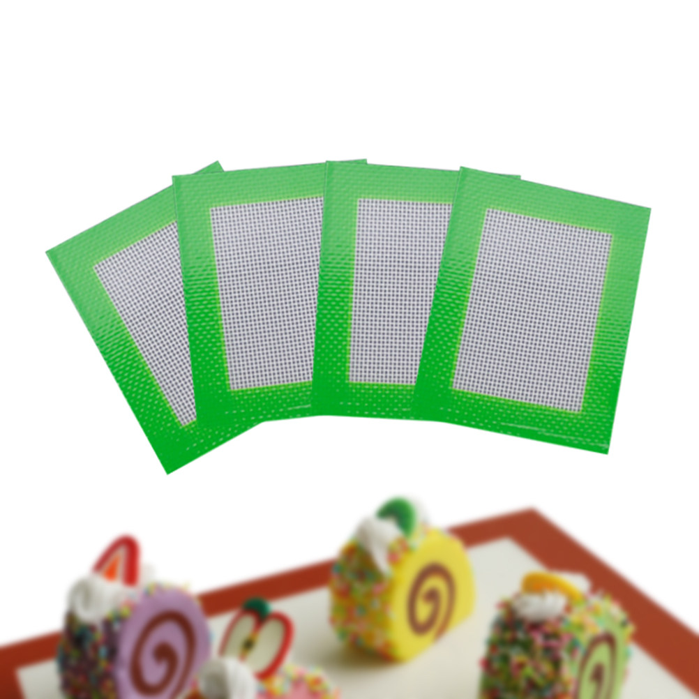 4枚セット シリコンマット ベーキングシート ライナー 耐熱 - Heat Mat Silicone のレビューと価格
