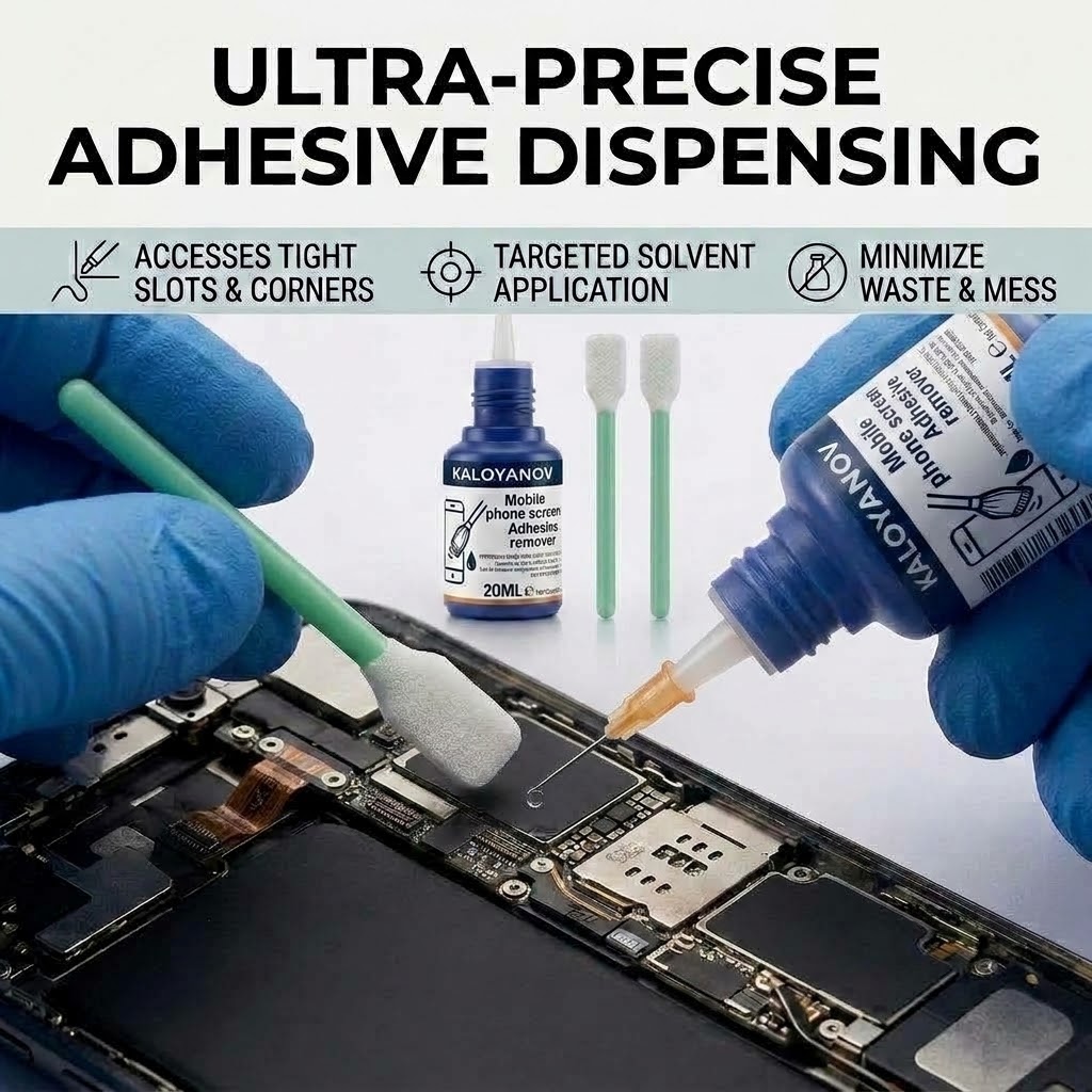 携帯電話画面の接着剤除去用精密針、平綿棒、LCDガラス分解用 - Lcd Screen Adhesive のレビューと価格
