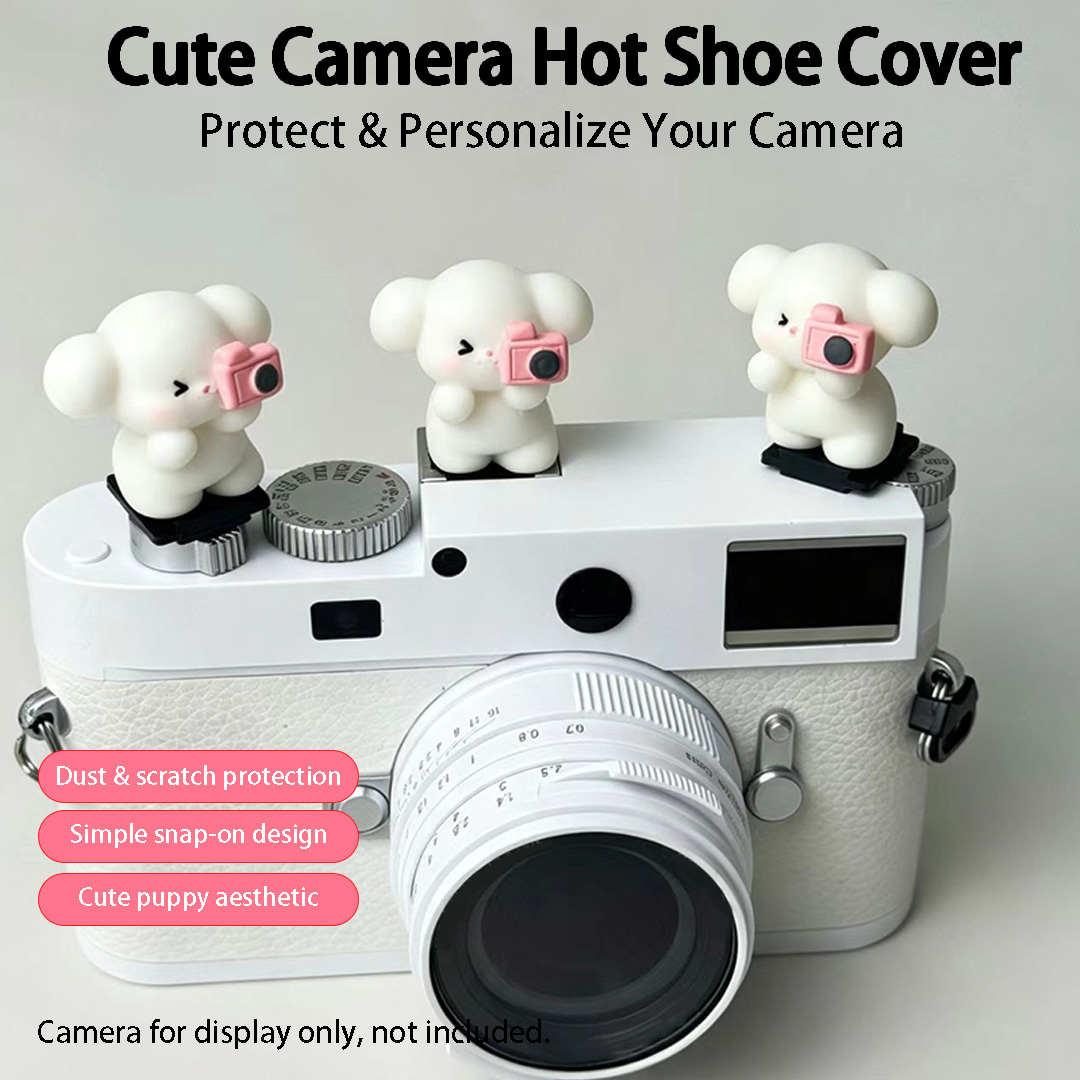 かわいい3D子犬カメラホットシューカバープロテクター（Can - Canon Camera Eos R50 のレビューと価格