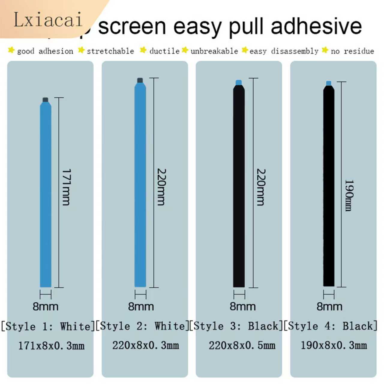 簡単に引っ張る接着剤ラップトップ画面 LCD テープディスプ - Lcd Screen Adhesive のレビューと価格