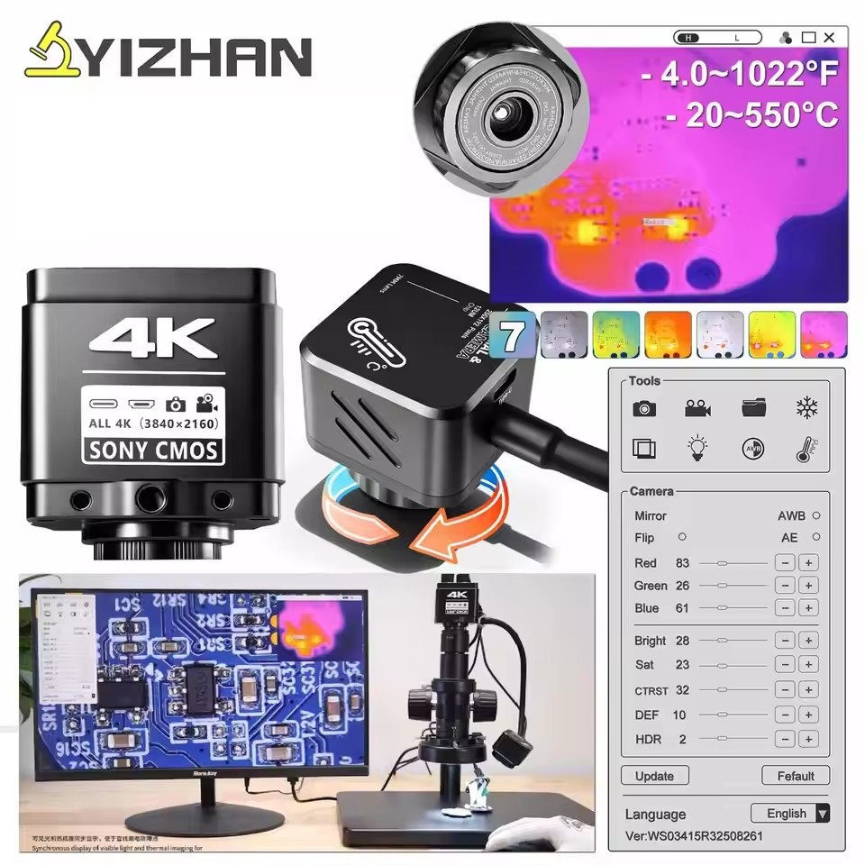 YIZHAN サーマルイメージャー 256*192 ピクセル - Electronics Repair Tool のレビューと価格