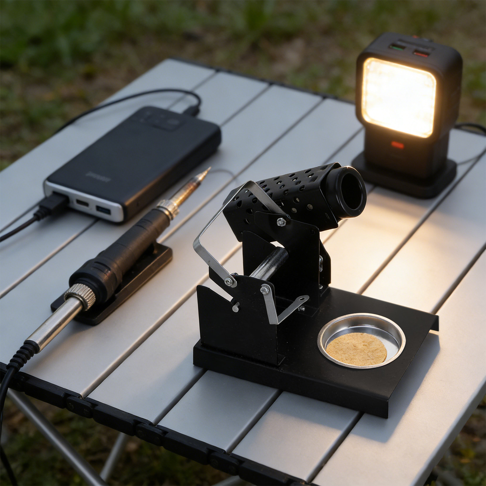 精密電子機器の修理に使用するはんだごてスタンド。金属製でコン - Electronics Repair Tool のレビューと価格