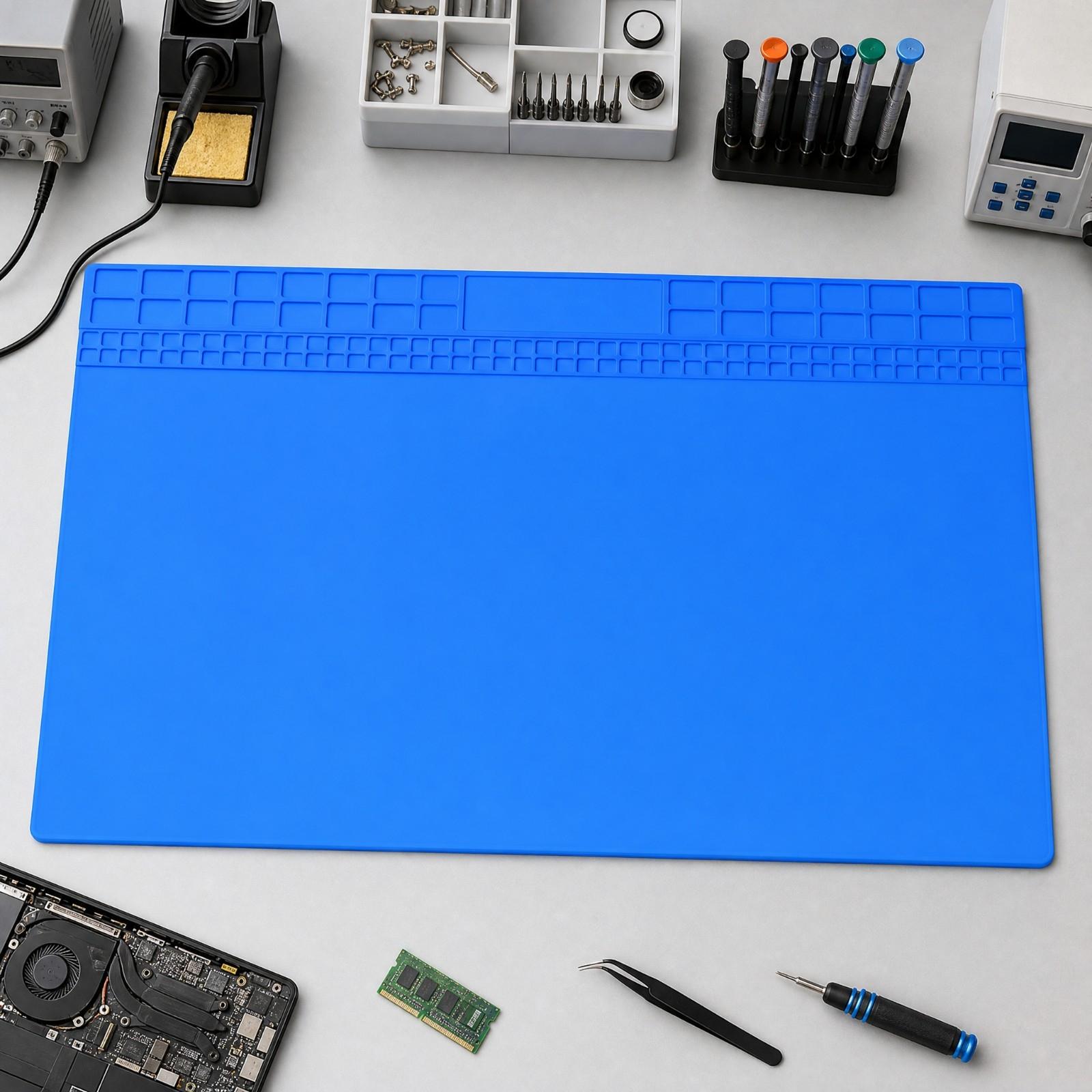 柔軟なシリコン製のはんだ付けマット。スマートフォン修理用の作 - Heat Mat Silicone のレビューと価格
